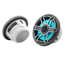 JL Audio M6 Series 7.7’’ Marine Coaxial Speakers w/Grey Metallic Sport Grille Transflective LED Lighting