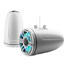 JL Audio M6 Series 8.8’’ Enclosed Tower Coaxial System w/Gloss White Sport Grille Transflective LED Lighting