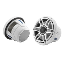 JL Audio M6 Series 8.8’’ Marine Coaxial Speakers w/Gloss White Sport Grille - M6-880X-S-GwGw [010-03078-00] - Speakers