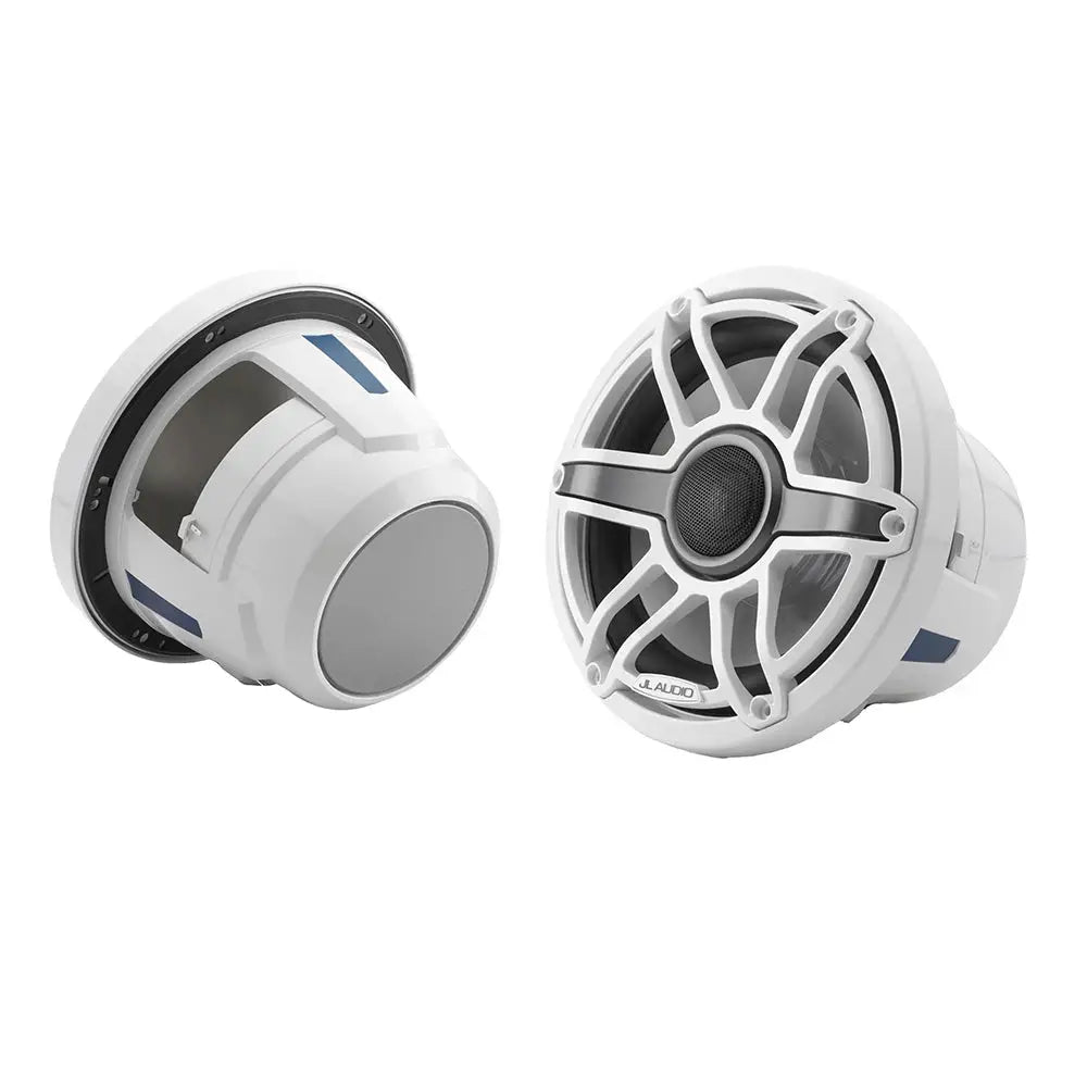 JL Audio M6 Series 8.8’’ Marine Coaxial Speakers w/Gloss White Sport Grille - M6-880X-S-GwGw [010-03078-00] - Speakers