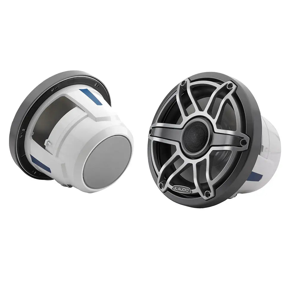 JL Audio M6 Series 8.8’’ Marine Coaxial Speakers w/Titanium Sport Grille - M6-880X-S-GmTi [010-03079-00] - Speakers