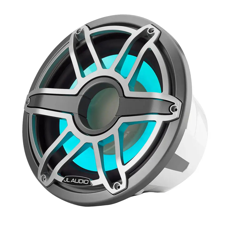 JL Audio M7 12’’ Marine Subwoofer w/Titanium Sport Grille Transflective LED Lighting - M7-12IB-S-GmTi-i-4