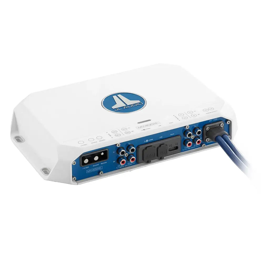 JL Audio MVI Series 400w 4 Channel Full-Range Amplifier w/Integrated DSP - MV400/4i [010-03337-00] - Amplifiers