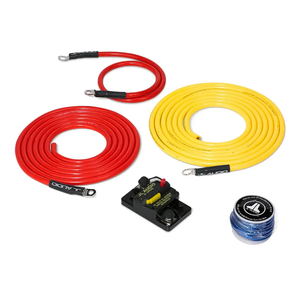 JL Audio Premium 6 AWG 12v Power Connection Kit f/Single Amplifier Within 10’ of Battery - XMD-PCS50A-1-L10