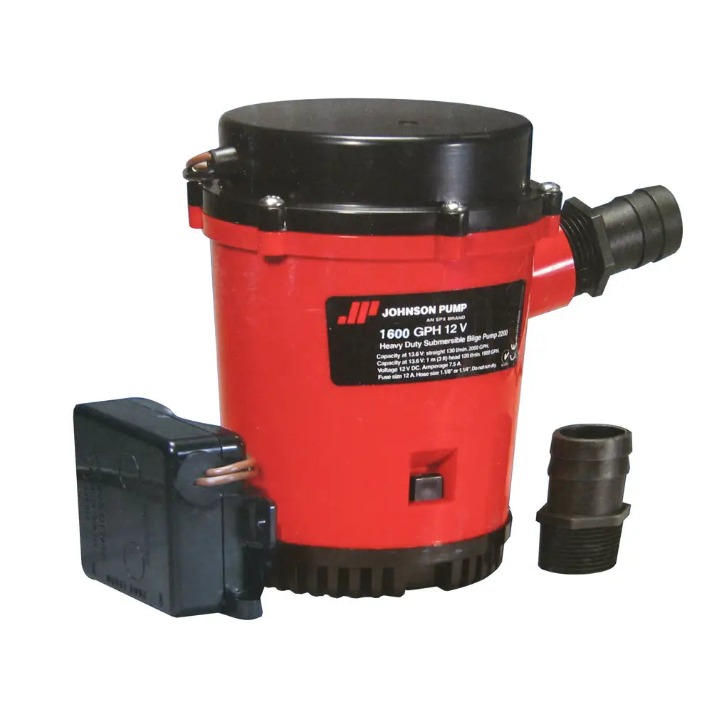 Johnson Pump 1600GPH Ultima Combo Bilge Pump - 12V [01674-001] - Bilge Pumps