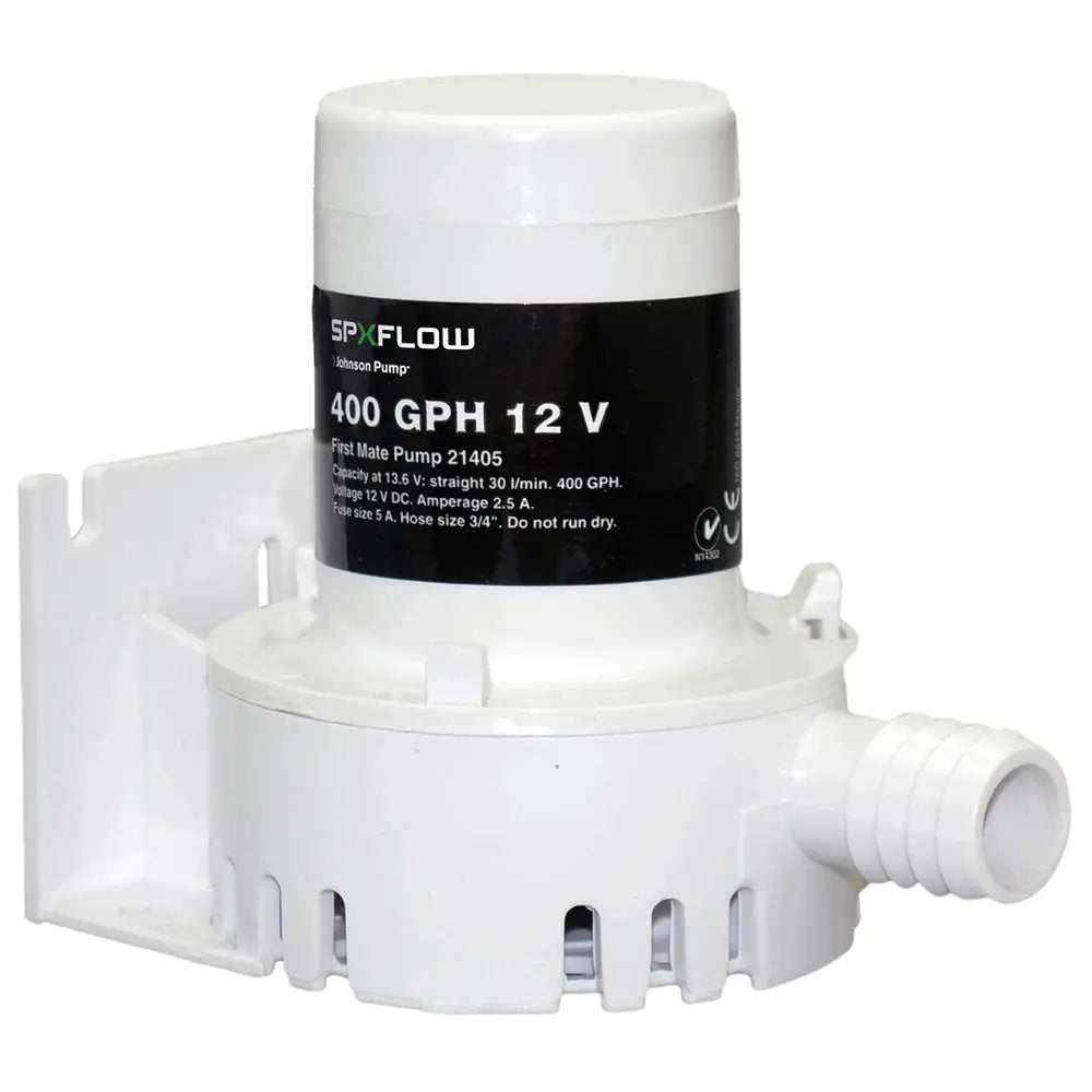 Johnson Pump 400 GPH 12V Bilge Pump - Barbed Port [JP-21405] - Bilge Pumps