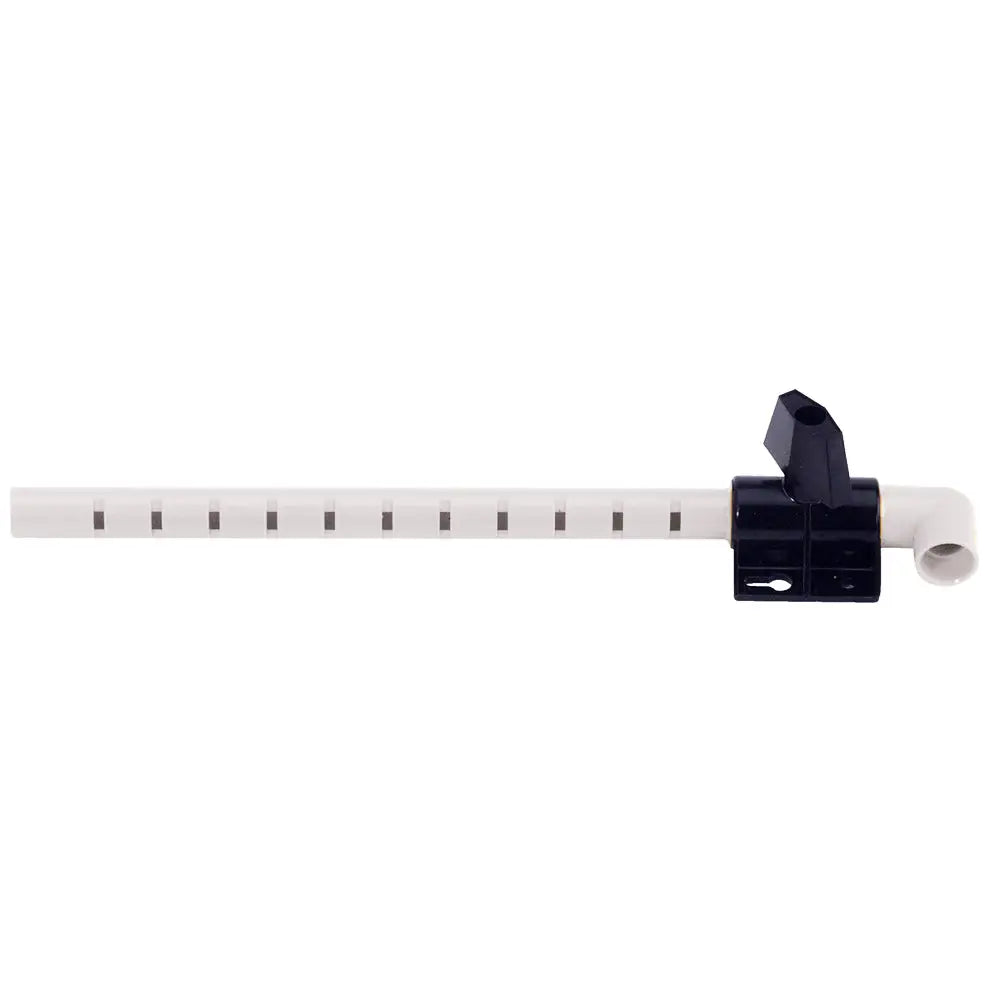 Johnson Pump Aerator Head - 10-1/2’’ Spray Bar w/Shut Off Valve & Bracket [90681-00] - Livewell Pumps