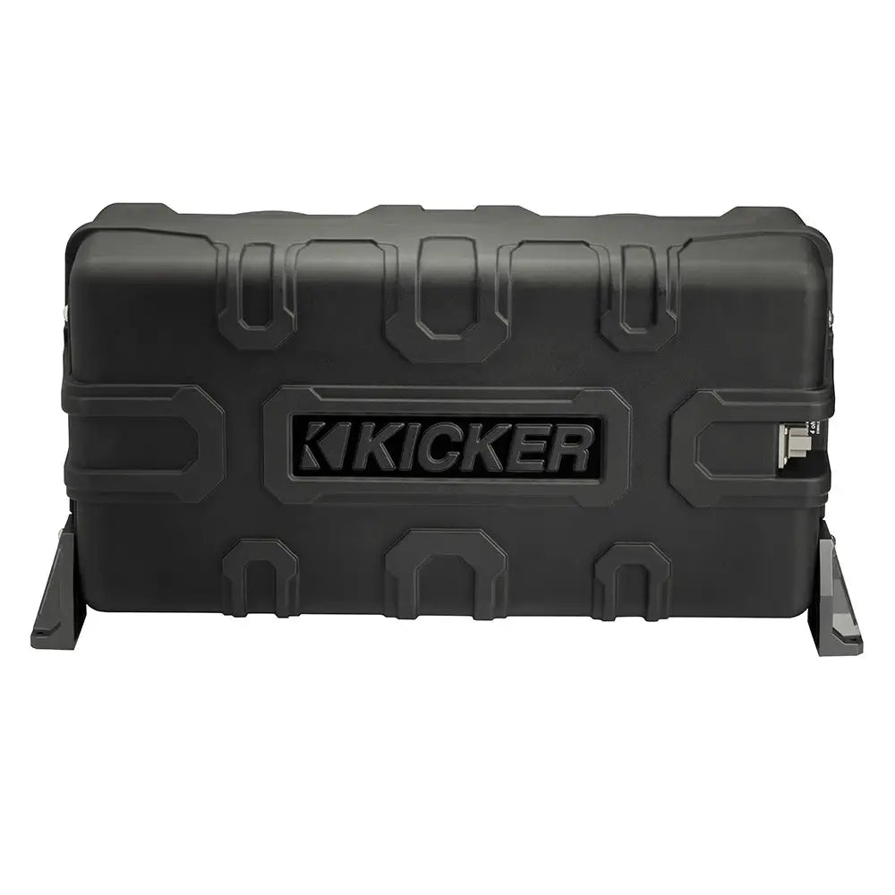 KICKER 10’’ Loaded Premium Marine Enclosure w/Passive Radiator - 4-Ohm [51MWLE104] - Subwoofers