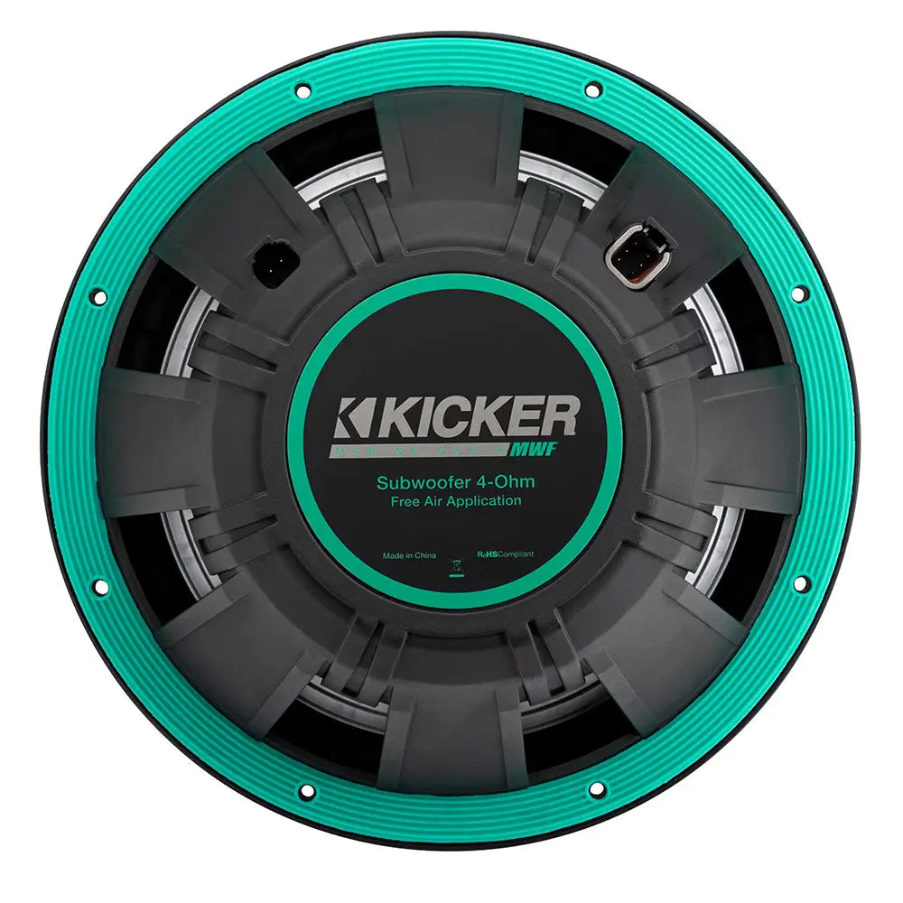 KICKER 10’’ Premium Marine Subwoofer f/Free-Air Applications - 4-Ohm [51MWF104] - Subwoofers