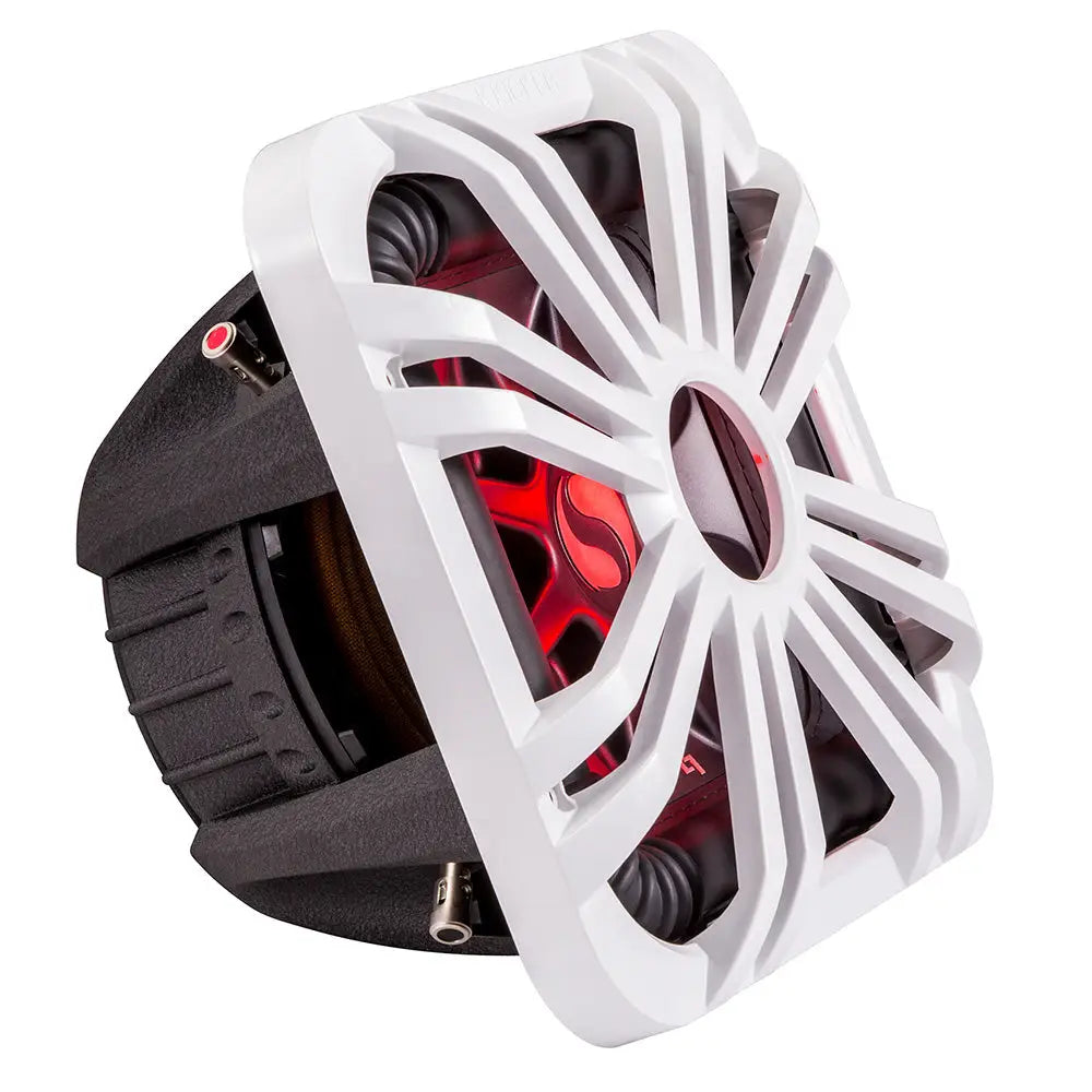 KICKER 10’’ Square Subwoofer Grille f/11S10L7 44L7S10 - White LED Lighting [11L710GLW] - Accessories