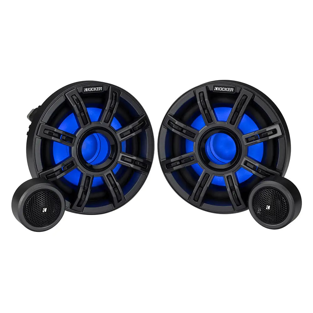 KICKER 6.5’’ Premium Marine Component Speakers - 4-Ohm [51MSS65] - Speakers