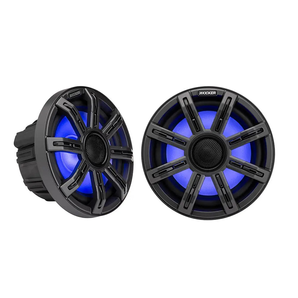 KICKER 8’’ Premium Marine Coaxial Speakers - 4-Ohm [51MSC8] - Speakers