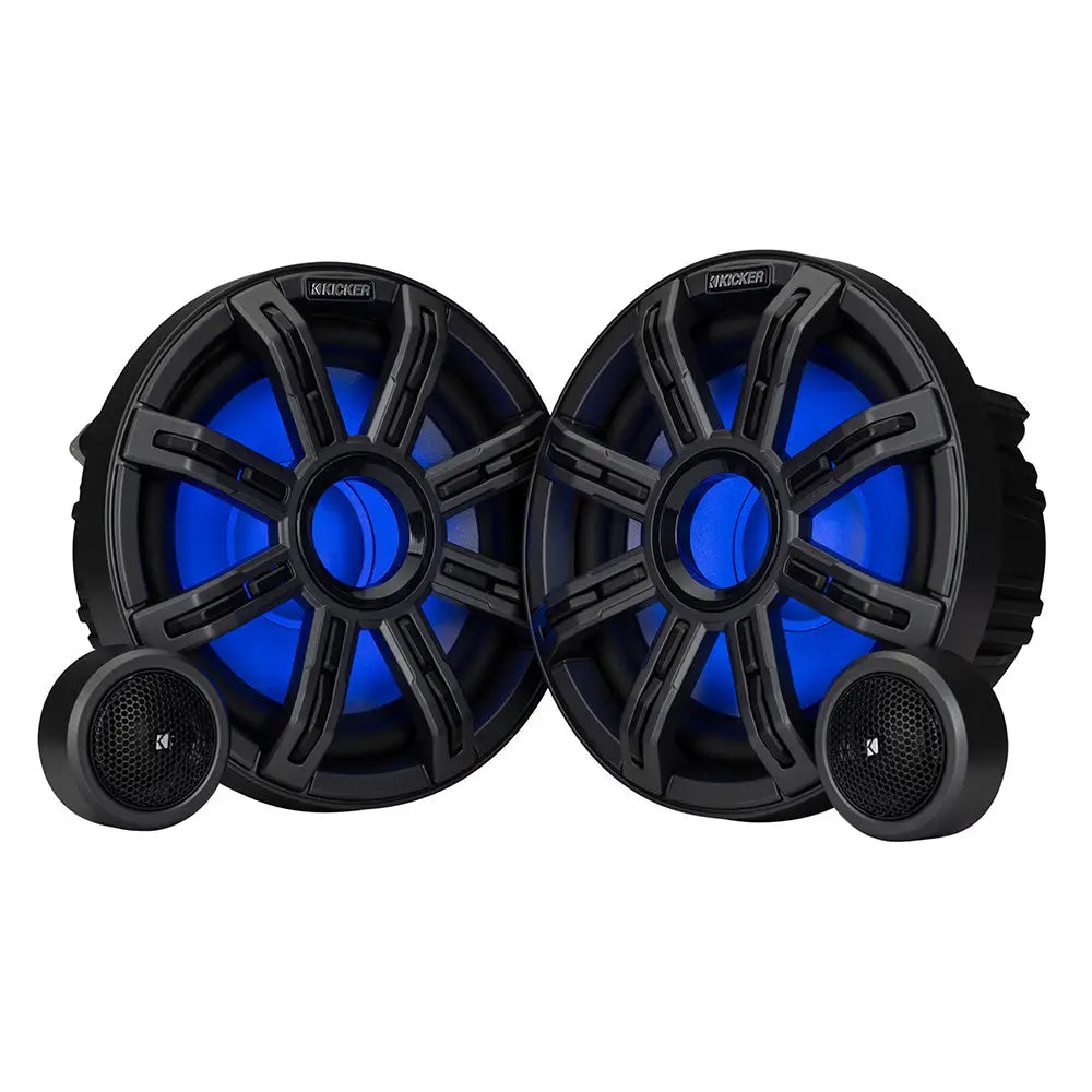 KICKER 8’’ Premium Marine Component Speakers - 4-Ohm [51MSS8] - Speakers