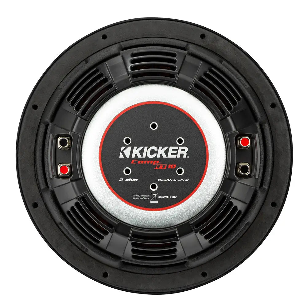 KICKER CompRT 10’’ Ultra Thin Subwoofer - 2-Ohm [48CWRT102] - Subwoofers
