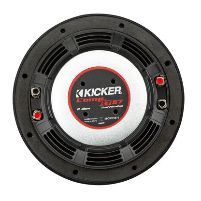 KICKER CompRT 6.75’’ Ultra Thin Subwoofer - 2-Ohm [48CWRT672] - Subwoofers