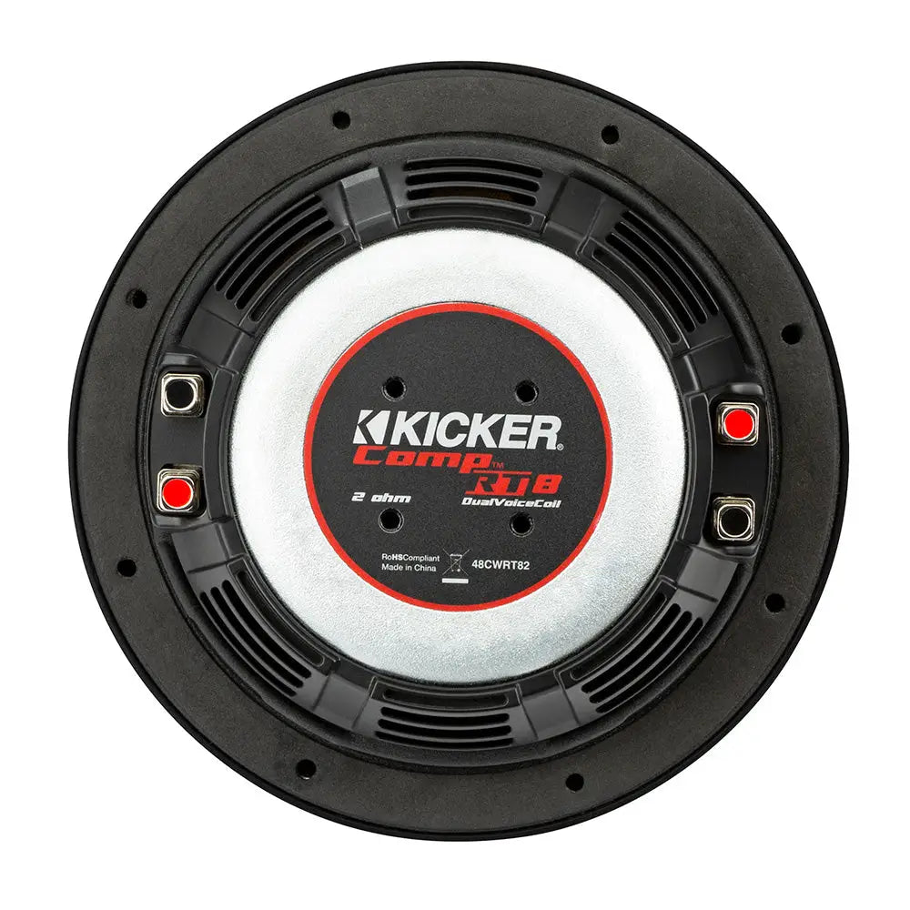 KICKER CompRT 8’’ Ultra Thin Subwoofer - 4-Ohm [48CWRT84] - Subwoofers
