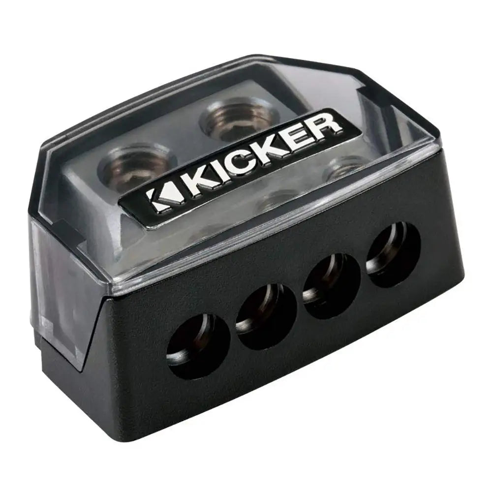 KICKER DB4 Distribution Block f/1/0-8 Gauge Wire [46DB4] - Busbars Connectors & Insulators