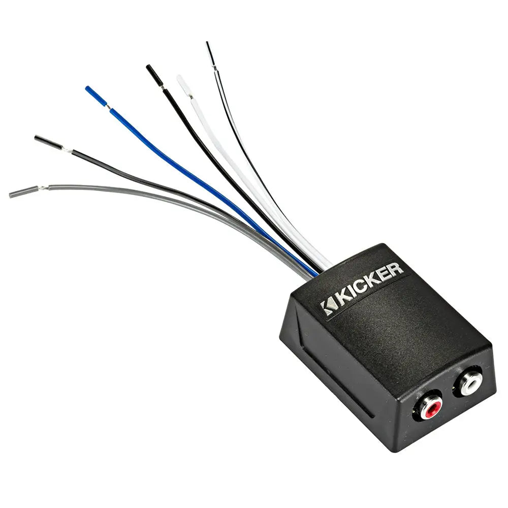 KICKER K-Series Interconnect - Speaker to RCA w/Line-Out Converter 12V Turn-On Lead [46KISLOC2] - Accessories