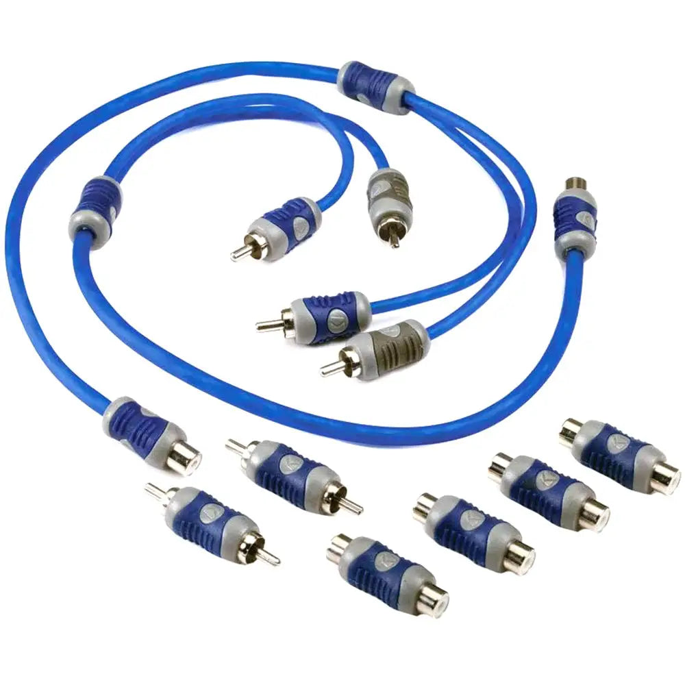 KICKER K-Series Y-Adapter Interconnect - RCA Male w/Female Adapters [46KIYFM] - Accessories