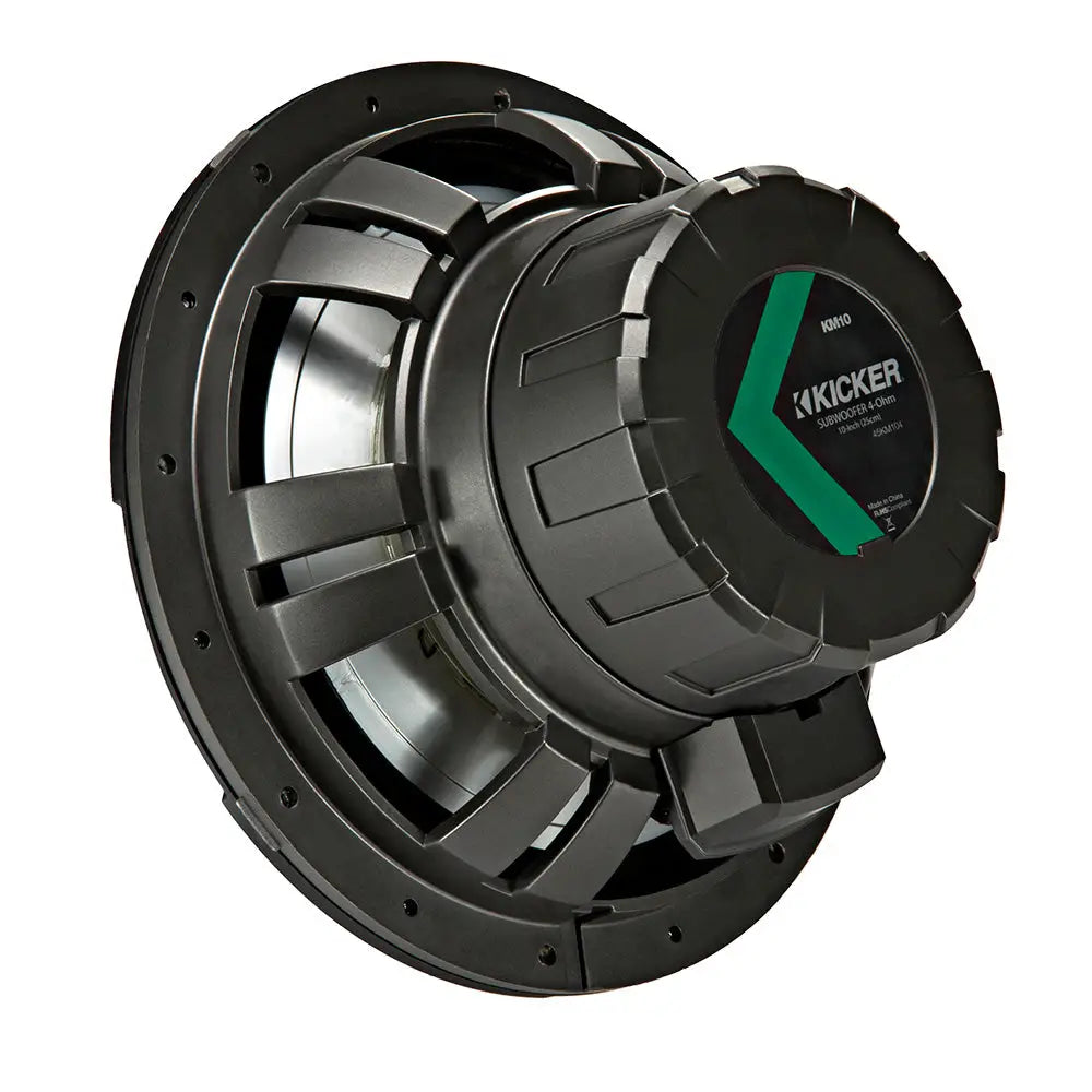 KICKER KMF10 10’’ Weather-Proof Subwoofer for Freeair Applications - 4-Ohm [45KMF104] - Subwoofers