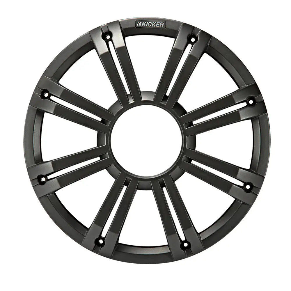 KICKER KMG10 10’’ Grille f/KM10 KMF10 Subwoofers - Charcoal LED Lighting [45KMG10C] - Accessories