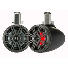 KICKER KMTC65 6.5’’ LED Coaxial Tower System - Black w/Charcoal Grille [45KMTC65] - Speakers - Tower/Soundbars