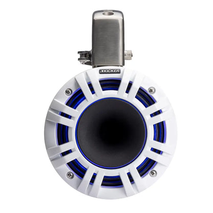 KICKER KMTCXL65 6.5’’ LED Horn Loaded Compression Driver Tower System - White [51KMTCXL65W] - Speakers - Tower/Soundbars