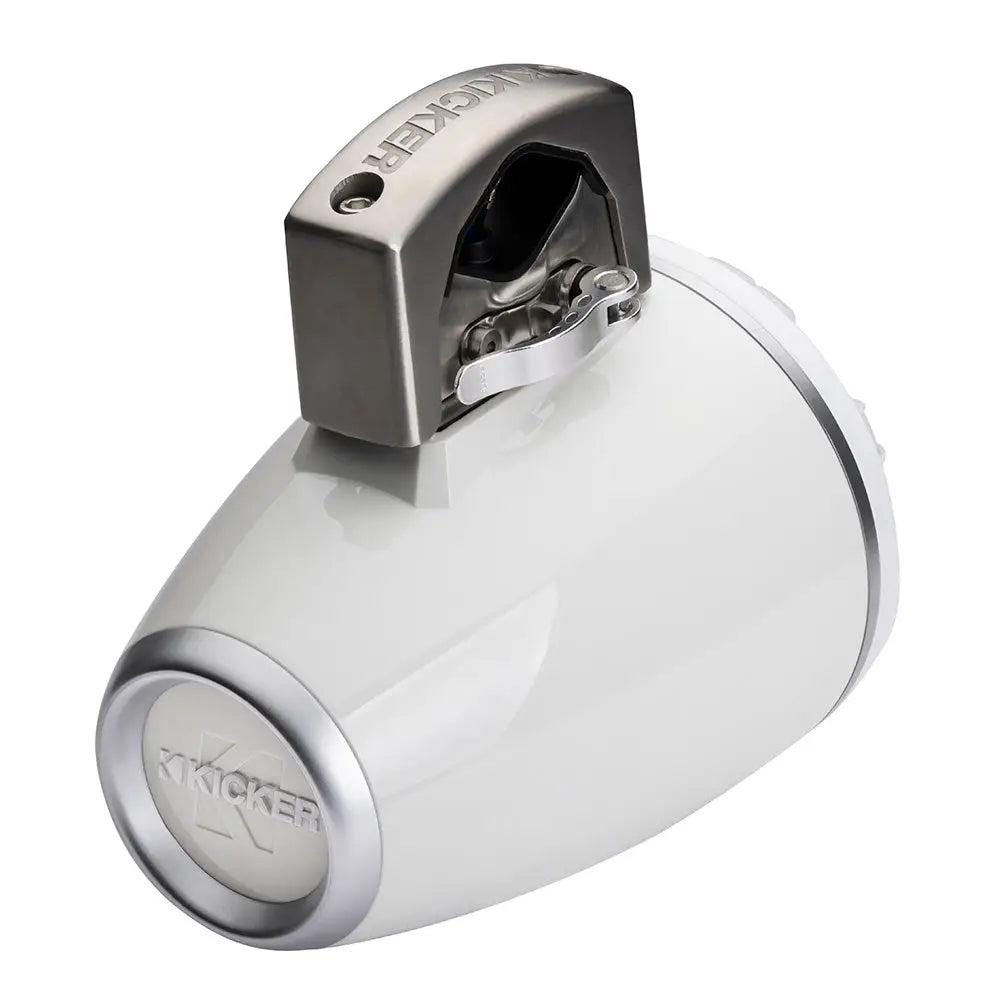 KICKER KMTCXL65 6.5’’ LED Horn Loaded Compression Driver Tower System - White [51KMTCXL65W] - Speakers - Tower/Soundbars