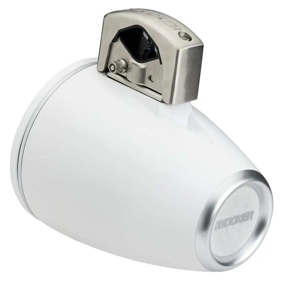 KICKER KMTCXL8 8’’ LED Horn Loaded Compression Driver Tower System - White [51KMTCXL8W] - Speakers - Tower/Soundbars