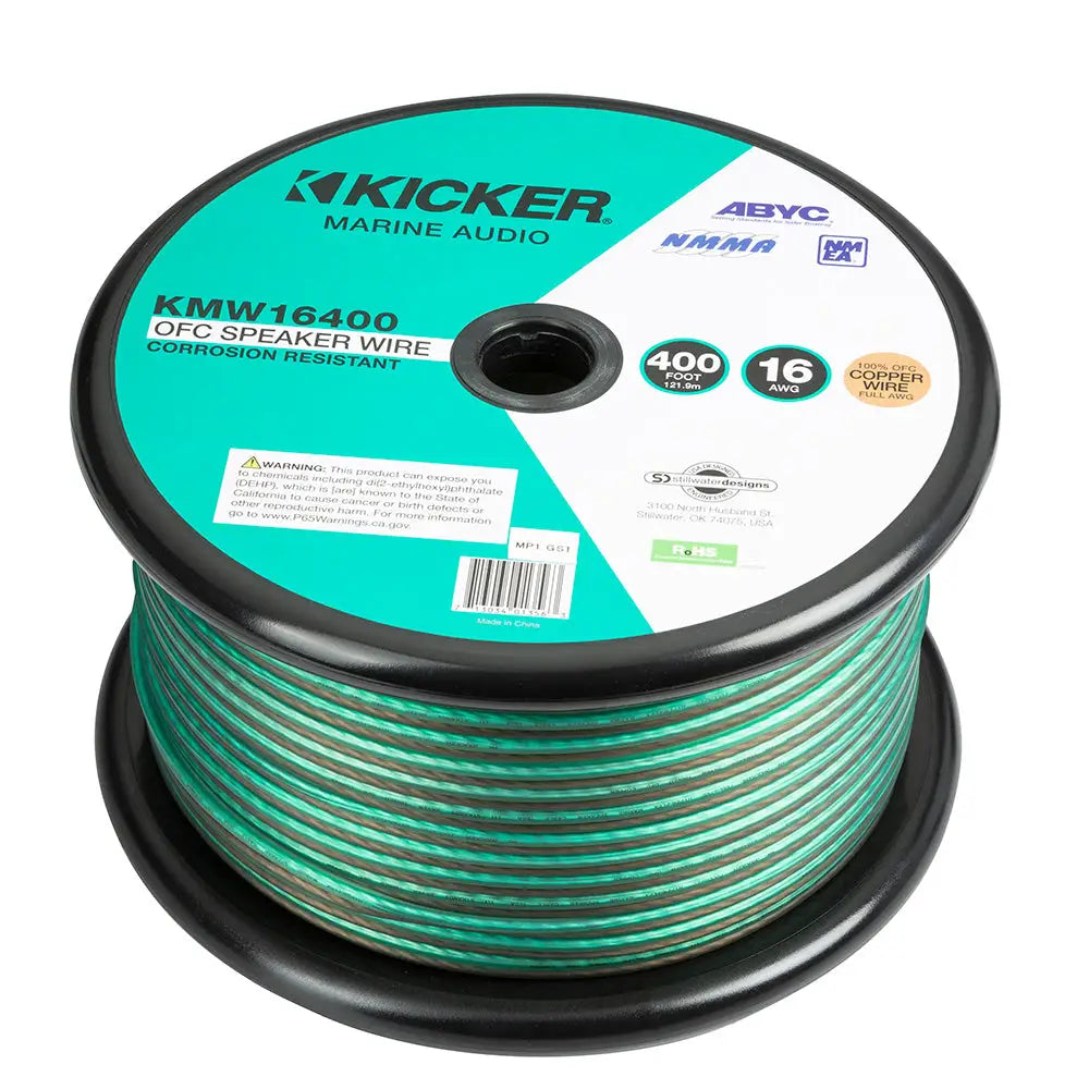 KICKER KMW16400 16AWG Speaker Wire - 400’ [47KMW16400] - Wire