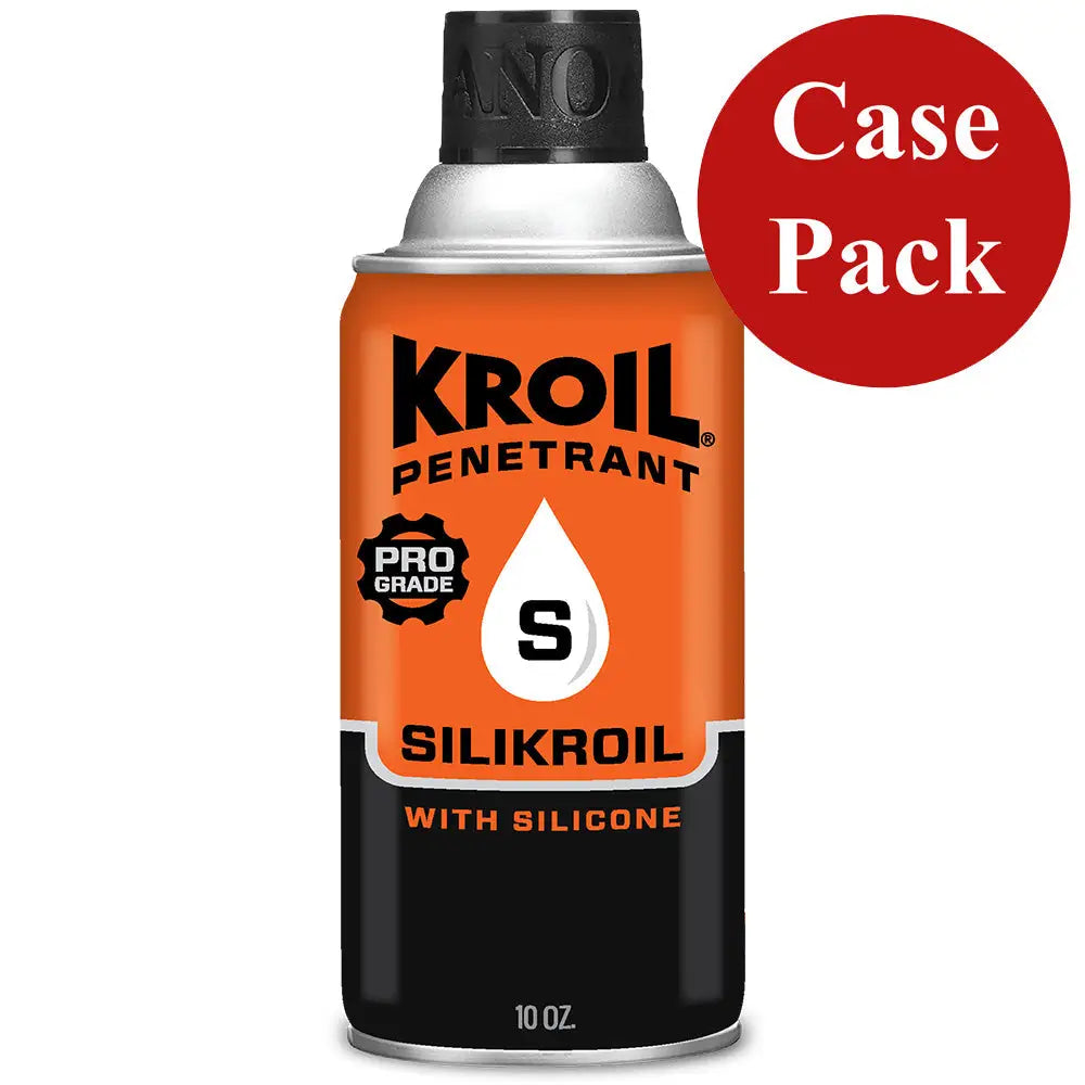 Kroil Silikroil Penetrant - Aerosol - 10oz Can with Silicone *Case of 12 [SK102-CASE] - Cleaning
