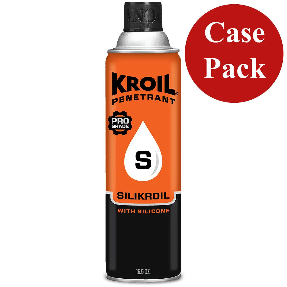 Kroil Silikroil Penetrant - Aerosol - 16.5oz Can with Silicone *Case of 12 [SK162-CASE] - Cleaning