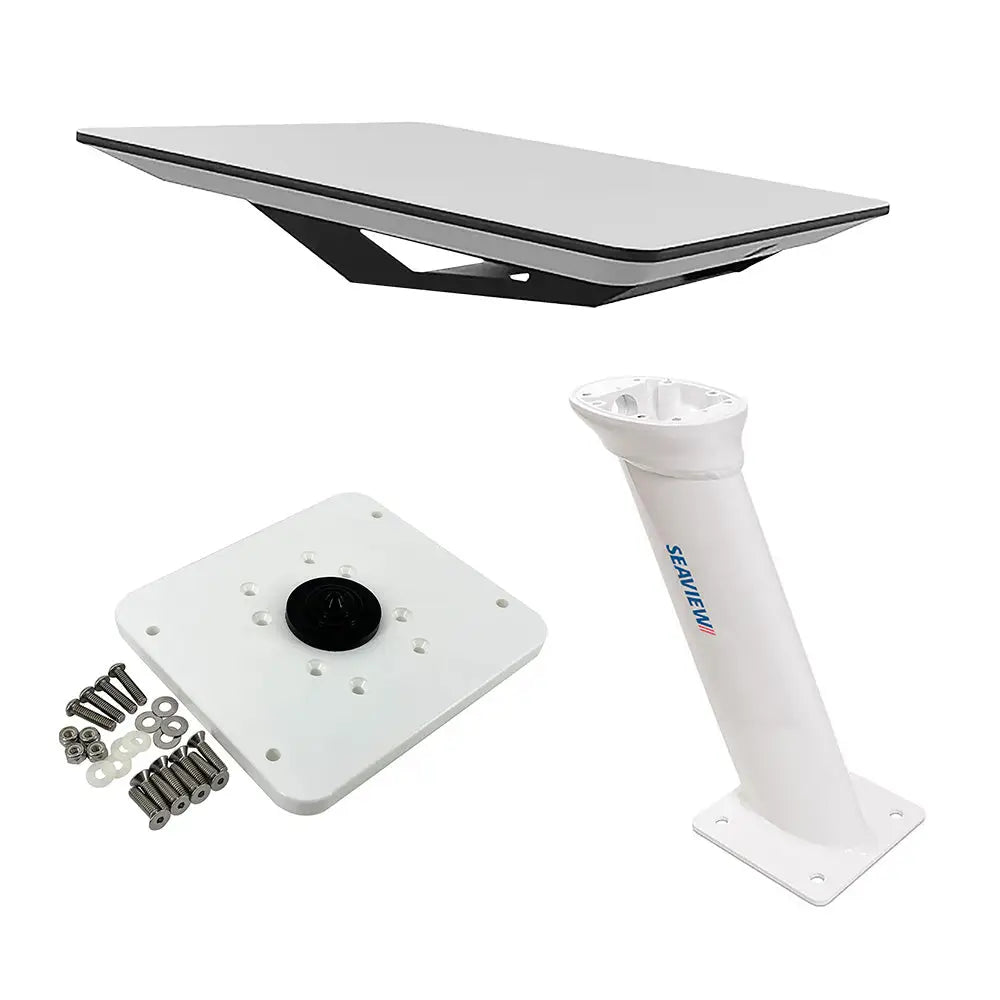 KVH Starlink Flat Panel Kit w/16’’ Seaview Pedestal Mount ADASTLKA Starlink Top Plate [72-1048-SV16] - Satellite