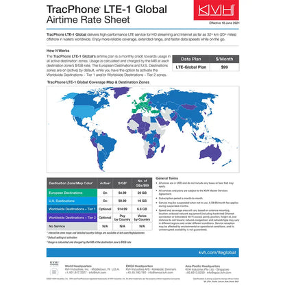 KVH TracPhone LTE-1 Global [01-0419-01] - Mobile Broadband