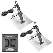 Lectrotab XKA Aluminum Alloy Trim Tab Kit w/Rocker Switch - 9 x 18 [XKAF9X18A] - Trim Tabs