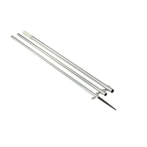 Lee’s 18.5’ Bright Silver Pole w/Black Spike Step Tube 1.5’’ [MX8718CR] - Outriggers