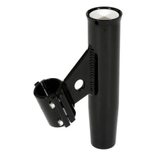 Lee’s Clamp-On Rod Holder - Black Aluminum - Vertical Mount - Fits 1.315 O.D. Pipe [RA5002BK] - Rod Holders