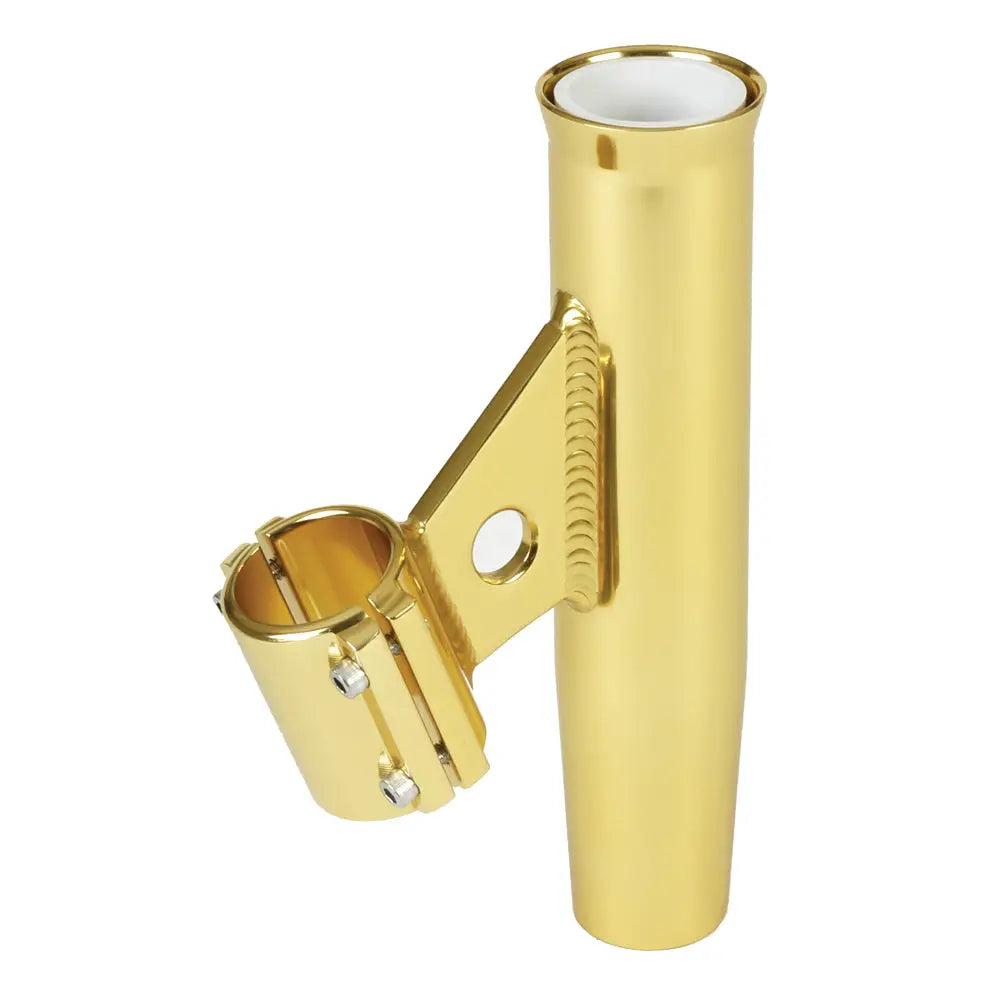 Lee’s Clamp-On Rod Holder - Gold Aluminum - Vertical Mount - Fits 1.050’’ O.D. Pipe [RA5001GL] - Rod Holders