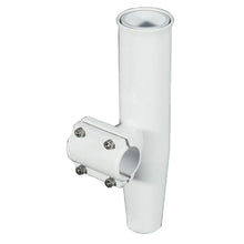 Lee’s Clamp-On Rod Holder - White Aluminum - Horizontal Mount - Fits 1.050’’ O.D. Pipe [RA5201WH] - Rod Holders