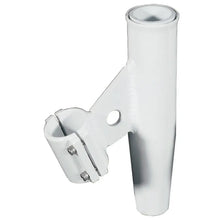 Lee’s Clamp-On Rod Holder - White Aluminum - Vertical Mount - Fits 1.900’’ O.D. Pipe [RA5004WH] - Rod Holders