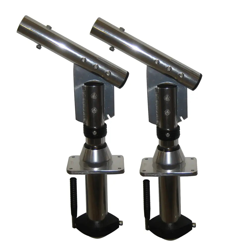 Lee’s Sidewinder Bolt-In Outrigger Mounts Lay-Down Version - Silver(Pair) [SW9300] - Outrigger Accessories