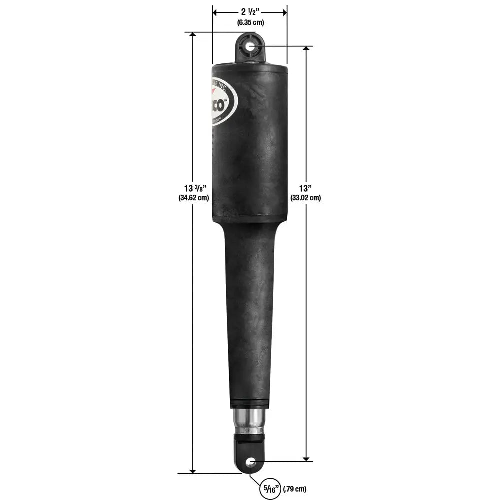 Lenco 102 Series Standard Actuator - 24V - 4-1/4’’ Stroke [15066-001] - Trim Tab Accessories