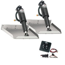 Lenco 12’’ x 18’’ Edgemount Kit w/Standard Tactile Switch Kit 12V [TT12X18E] - Trim Tabs