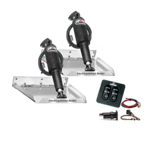 Lenco 12’’ x 12’’ Standard Performance Trim Tab Kit w/Standard Tactile Switch Kit 12V [RT12X12] - Trim Tabs