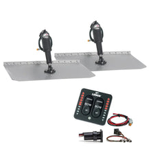 Lenco 12’’ x 12’’ Standard Trim Tab Kit w/LED Integrated Switch Kit 12V [15109-103] - Trim Tabs