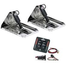 Lenco 16’’ x 12’’ Heavy Duty Performance Trim Tab Kit w/LED Indicator Switch Kit 12V [RT16X12HDI] - Trim Tabs