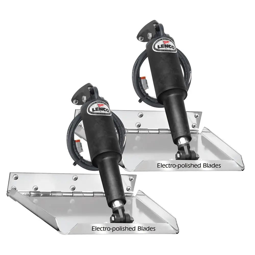 Lenco 16’’ x 12’’ Standard Performance Trim Tab Kit w/o Switch Kit 12V [15039-101] - Trim Tabs