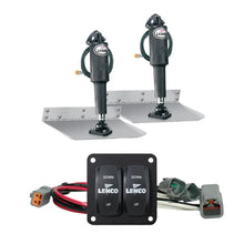 Lenco 9’’ x 12’’ Standard Trim Tab Kit w/Double Rocker Switch [15101-104] - Trim Tabs