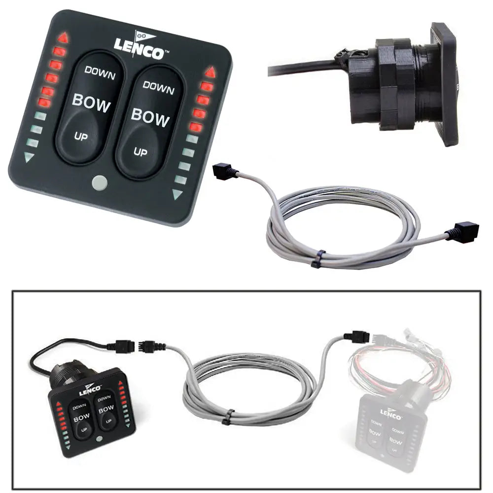 Lenco Flybridge Kit f/ LED Indicator Key Pad f/All-In-One Integrated Tactile Switch - 30’ [11841-003] - Trim Tab