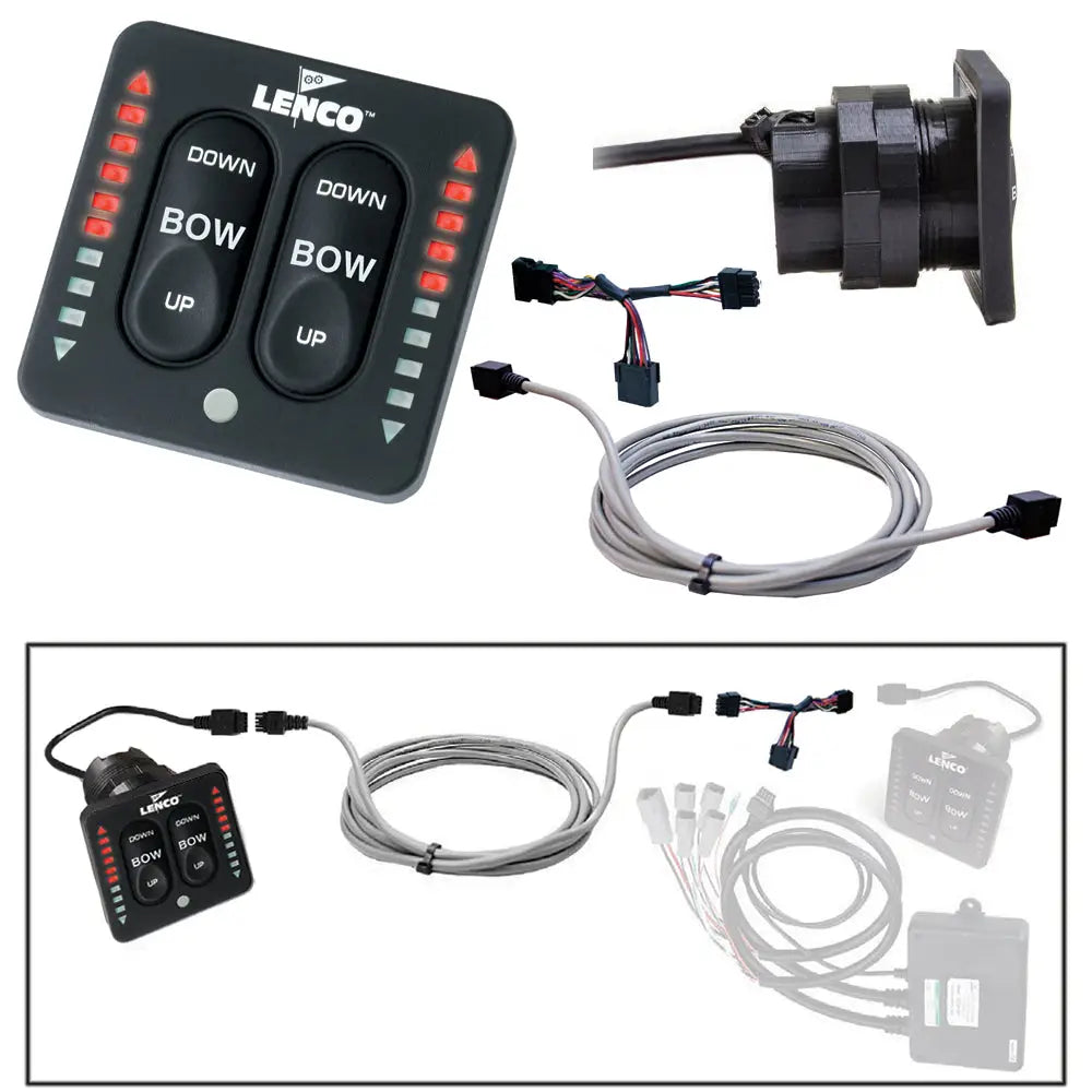 Lenco Flybridge Kit f/LED Indicator Key Pad f/Two-Piece Tactile Switch - 30’ [11941-003] - Trim Tab Accessories